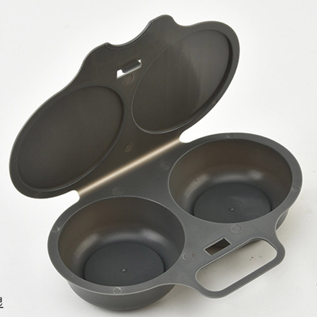 🥚Microwave Egg Poacher –🍳Dual‑cavity, non‑stick & easy clean. Healthier than frying