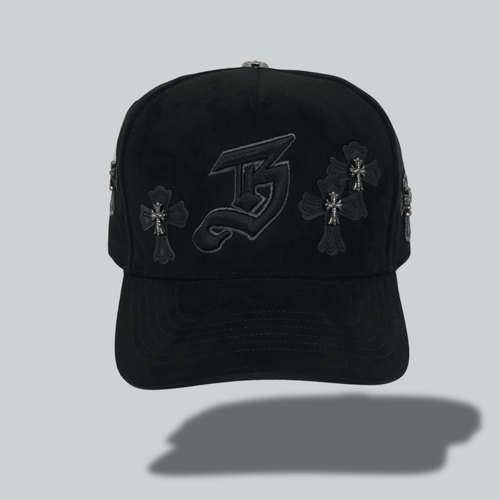 BLESSD MERCH | CROSS BLACK “B” HAT