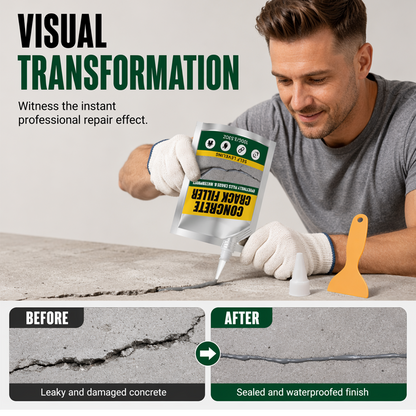 ⏰🔥LIMITED TIME 50% OFF! 🛠️Waterproof Concrete Crack Filler & Sealant