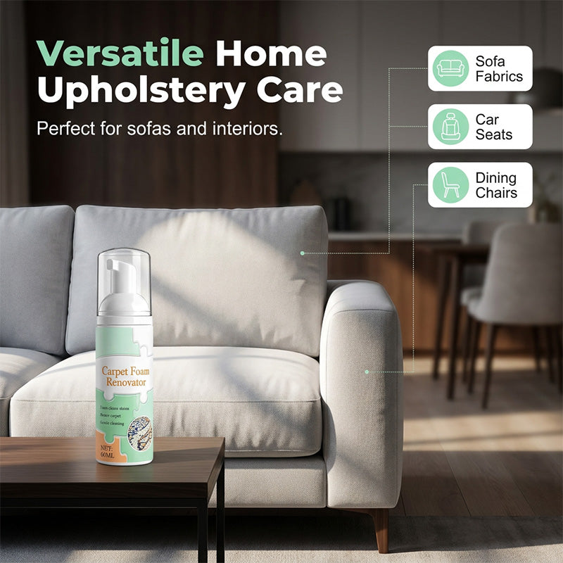 🎉2026 HOT SALE 50% OFF!🎉 Waterless Carpet Foam Stain Remover with Towel