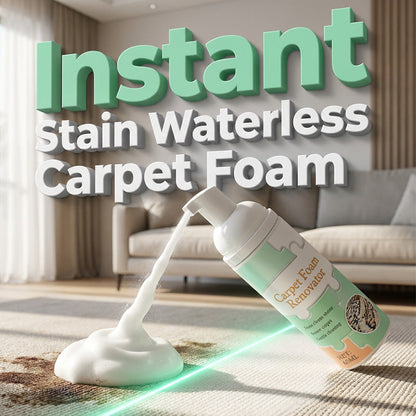 🎉2026 HOT SALE 50% OFF!🎉 Waterless Carpet Foam Stain Remover with Towel