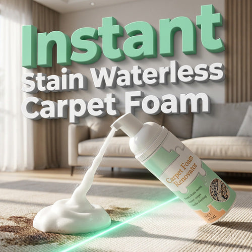 🎉2026 HOT SALE 50% OFF!🎉 Waterless Carpet Foam Stain Remover with Towel